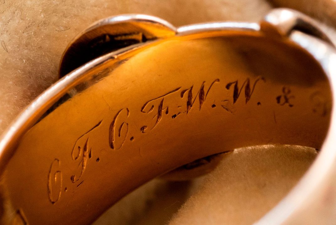 Oscar Wilde ring inscription