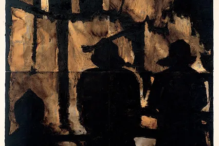 Firemen March 6 1985 by Donald Sultan, 1985