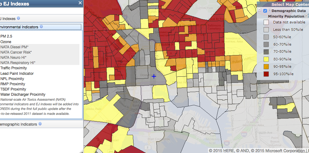 The EPA Has a New Tool For Mapping Where Pollution and Poverty Intersect