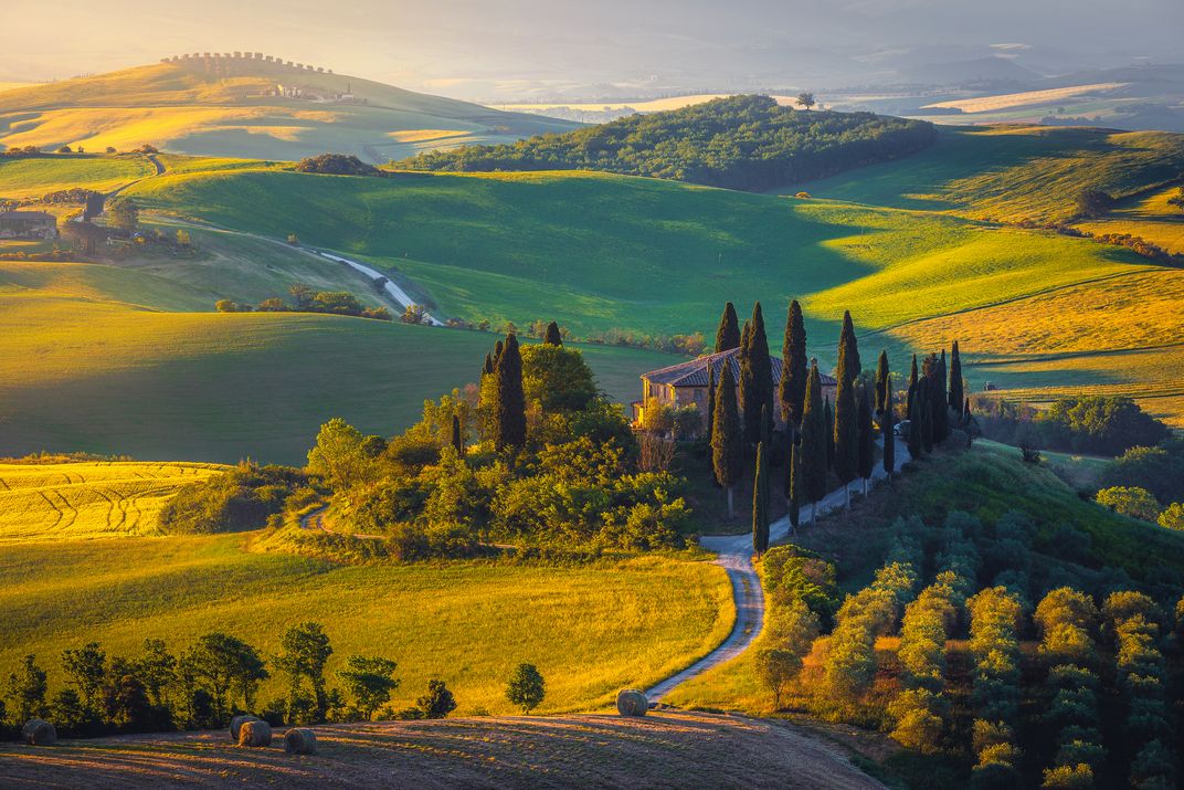 The landscape of Tuscany