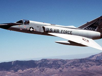 Built with the area rule in mind, the narrow-waisted Convair F-106 Delta Dart was the U.S. Air Force’s main interceptor from the 1960s to the 1980s.