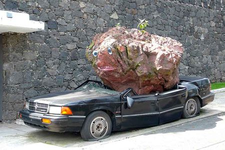 Still Life With Spirit and Xitle by Jimmie Durham, 2007, goes on view at the Hirshhorn Museum.