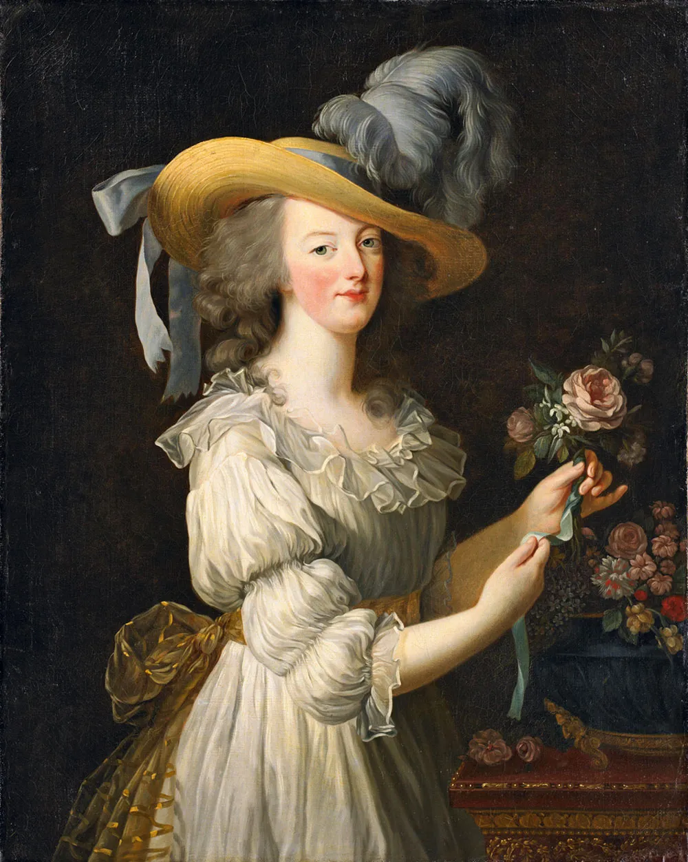 1783 portrait of Marie Antoinette by Louise Élisabeth Vigée Le Brun