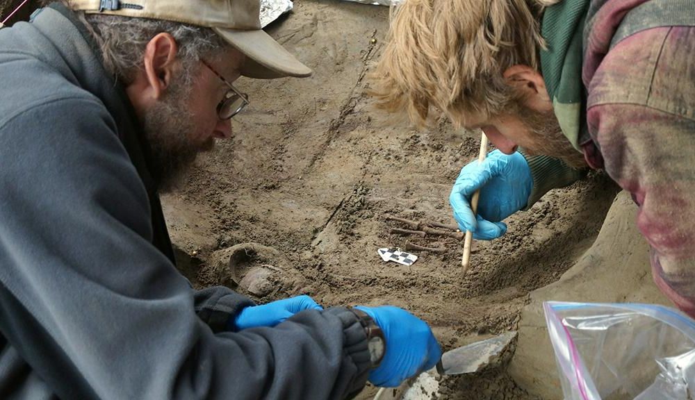 Upward Sun River Excavation