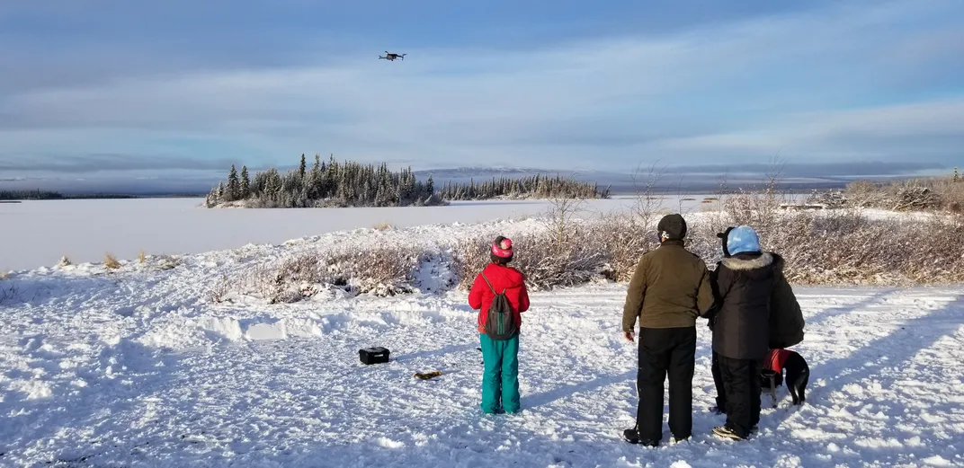 monitoring ice conditions with drones