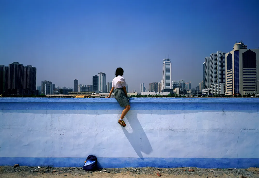 On the Wall Series: Guangzhou 1 by Weng Fen, 2002-2003