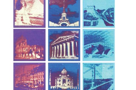 Researchers at the Technical University of Denmark created these images using a new technique of structural color laser printing.
