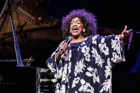 Jessye Norman at L'Olympia on June 26, 2012.