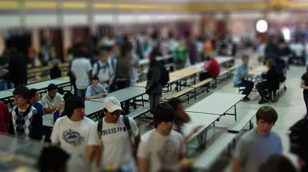 The daunting school cafeteria