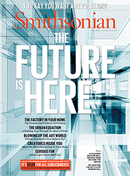 Cover of Smithsonian magazine issue from May 2013
