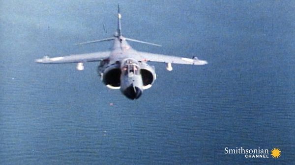 Preview thumbnail for Footage of a Tense Aerial Battle During the Falklands War
