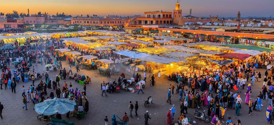  Djemaa El Fna Square and Koutoubia Mosque, Marrakech 