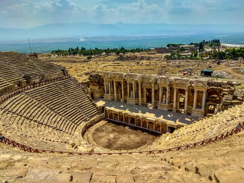 A great Hierapolis ancient theatre in Turkey | Smithsonian Photo ...