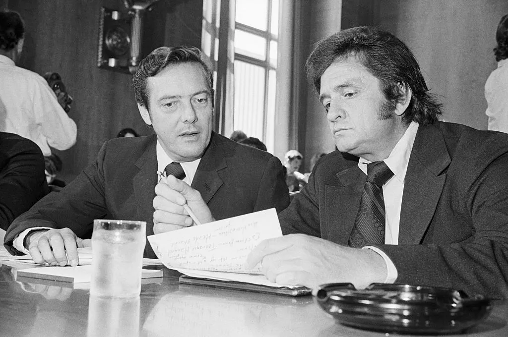 Johnny Cash testifies on prison reform