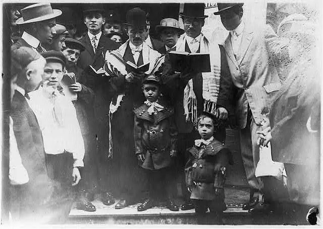 “Jews praying on Jewish New Year”