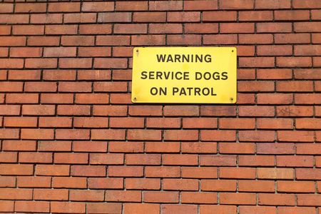 Service Dogs Sign
