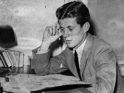 JFK as a Harvard student in 1939