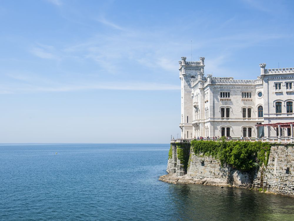 Miramar Castle in Trieste, Italy