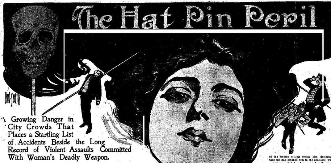 The Hatpin Peril Terrorized Men Who Couldn't Handle the 20th-Century Woman, History