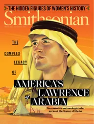 Cover of Smithsonian magazine issue from March 2019