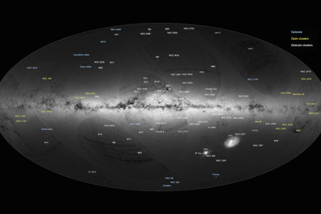 Produced by the European Space Agency’s Gaia satellite, this three-dimensional view of the Milky Way Galaxy is the first of its kind.