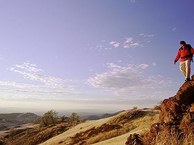 A section of the rugged backcountry terrain of the Los Padres National Forest is visited by fewer than 20 people per year.