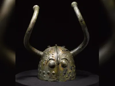 The new research dates the helmets to around 900 B.C.E.
