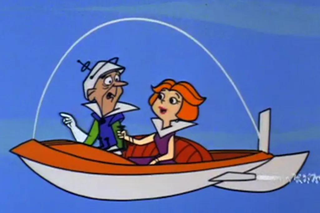 Jane Jetson gets a driving lesson in the 18th episode of “The Jetsons” (1963)