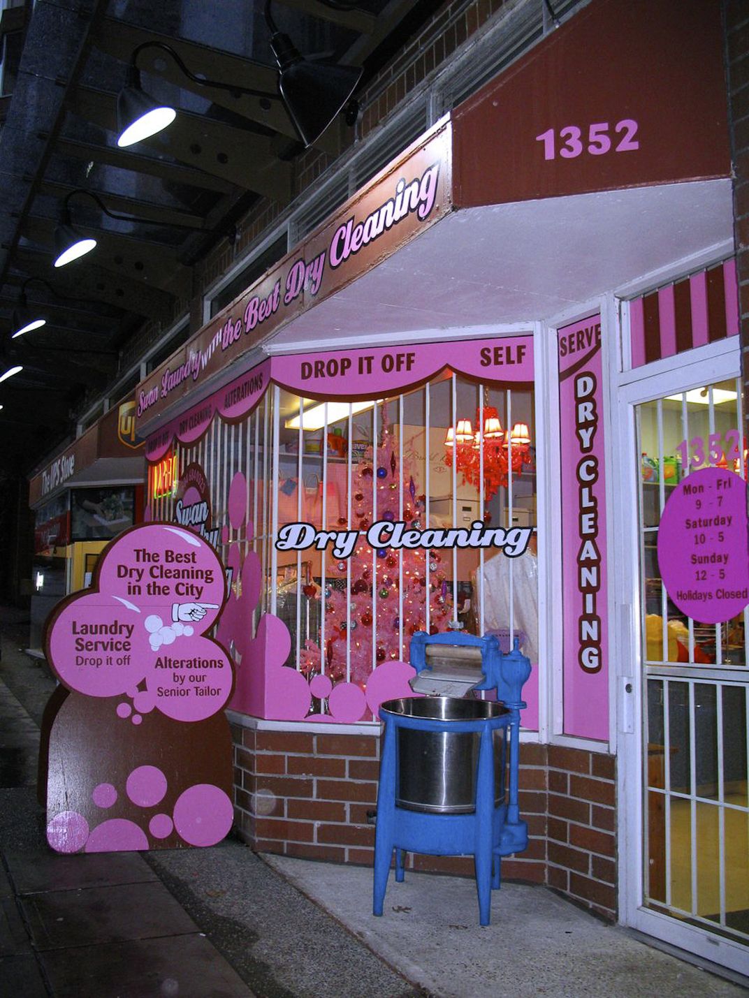 this laundry is in the downtown of Vancouver. I always admire that they