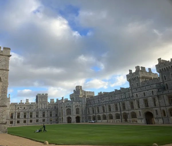 Mowing the castle lawn thumbnail