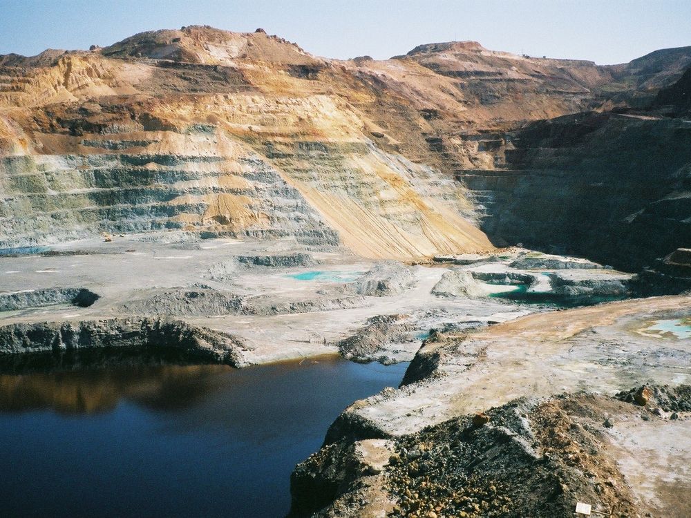 A copper mine in Cyprus