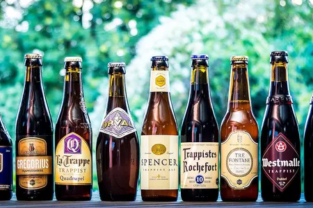 Much of Belgium's beer is made by Trappist monks. 