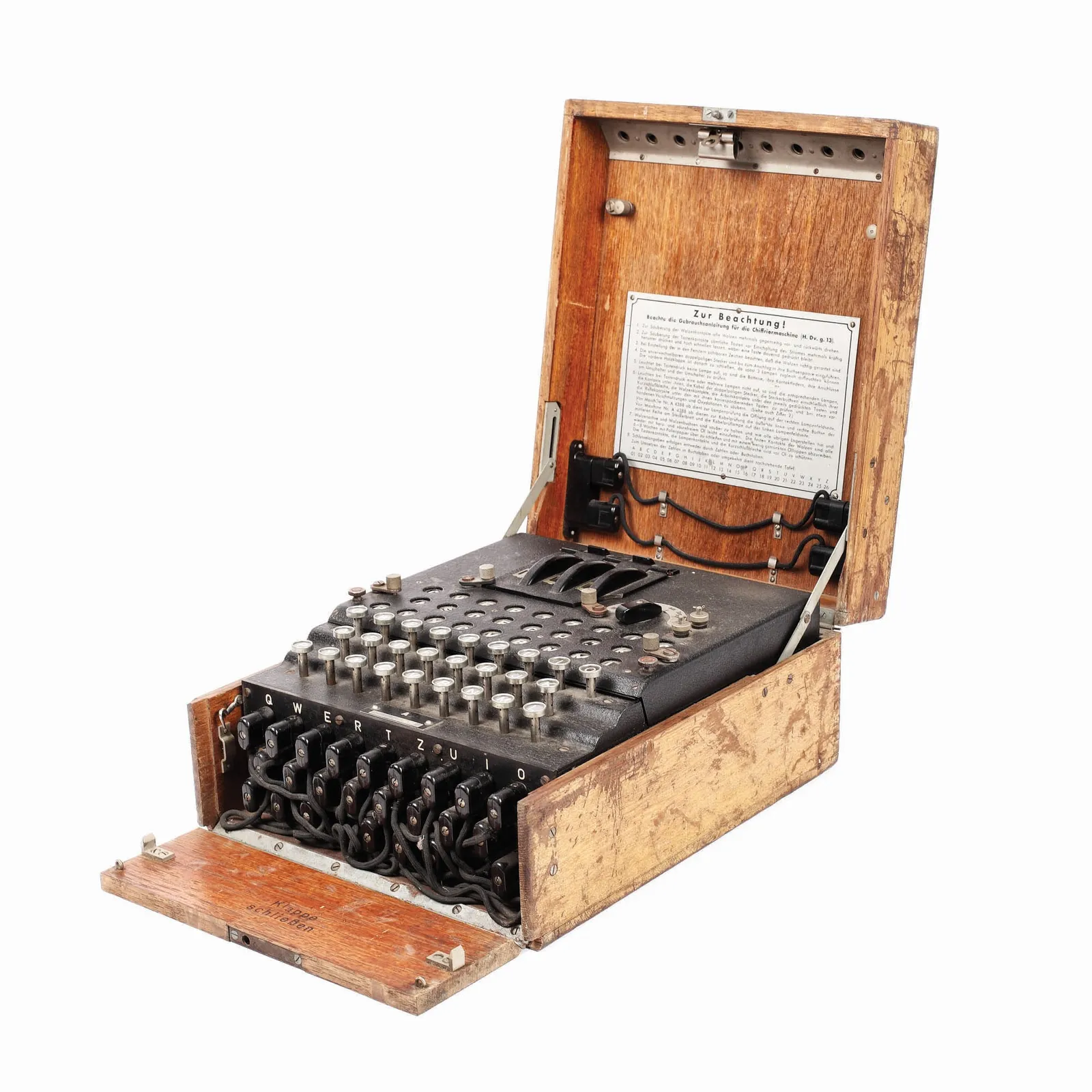 Enigma machine goes on display at The Alan Turing Institute