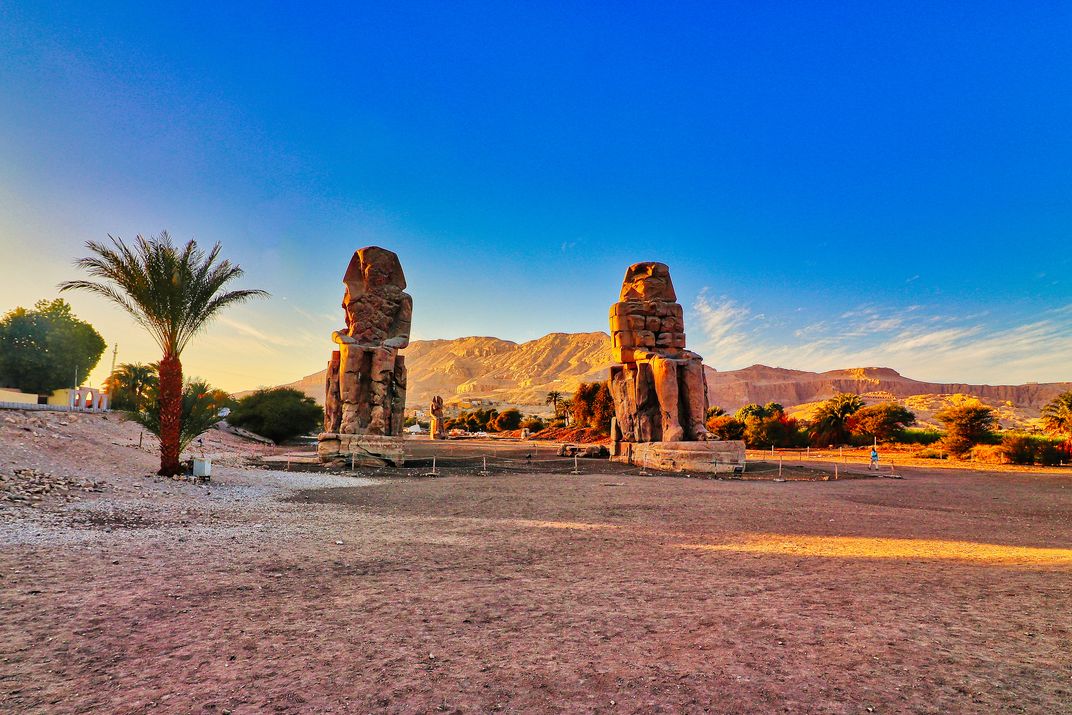 Colossi of Memnon, the West Bank of Luxor
