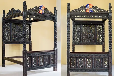 Antique dealer Ian Coulson purchased the bed, then advertised as a Victorian era frame, for £2,200 in 2010.