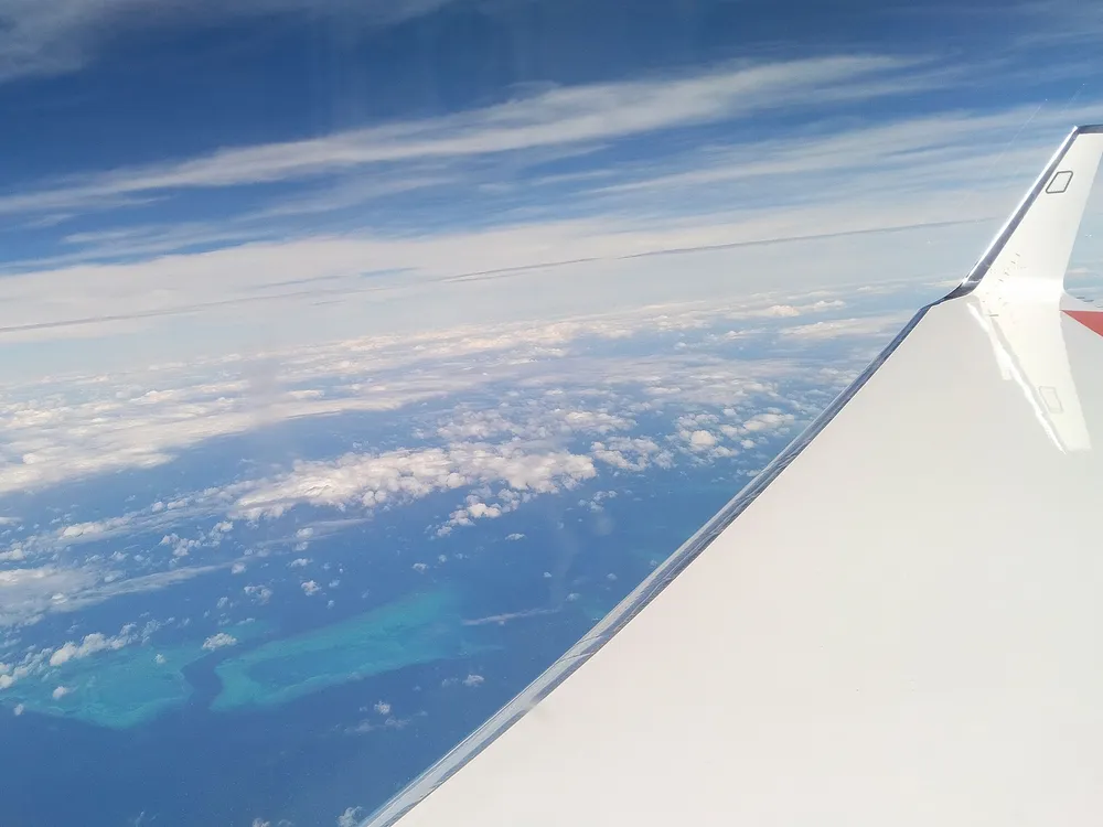 Flying Over Coral Reef