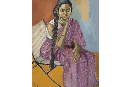 Woman, 1966
Oil on canvas
46 x 31 inches (116.8 x 78.7 cm)
Private Collection, Miami.