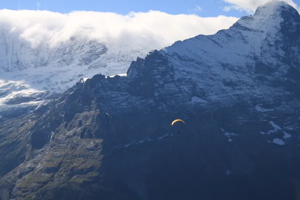 hang glider, bernese alps thumbnail