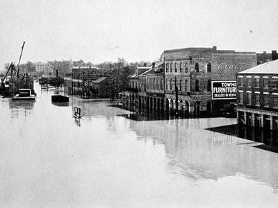 After extreme weather swept from the plains states to the Ohio River valley in fall 1926, levees began bursting in the Lower Mississippi Valley in March of ’27 and kept breaking through May.