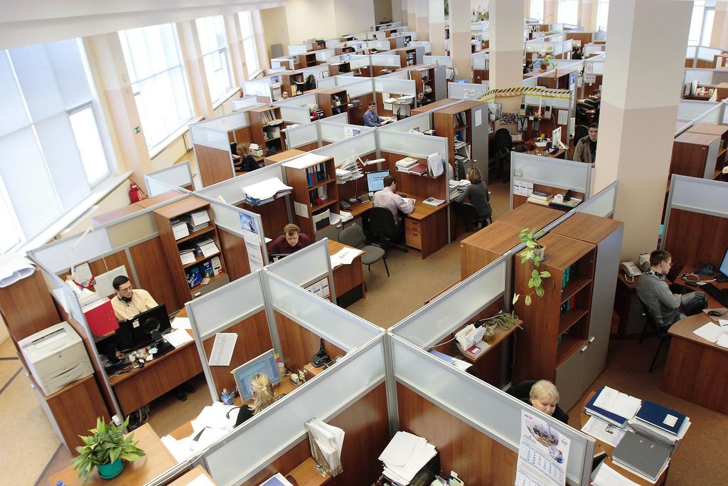 Workers in an office