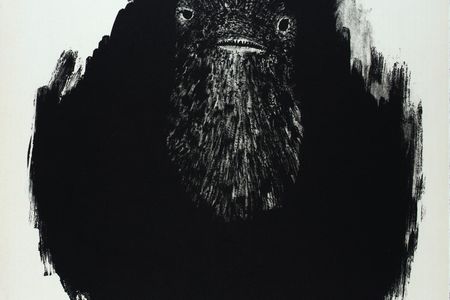 A drawing of a bat.