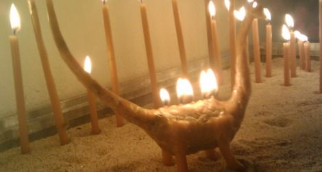 Burning the midnight sauropod