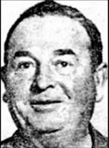 Black and white photo of a man's face