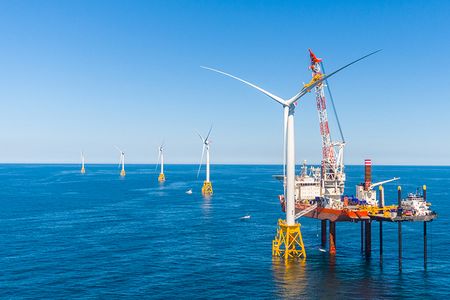 The Block Island Wind Farm should be operational before the end of this year.