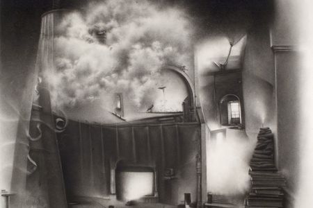 Charlotte Schulz, The maximum of all possible hate is realized in the eternal moment, and we cleave to our screens as it unfolds in that disquieting way (an incompossible) (detail), 2005.