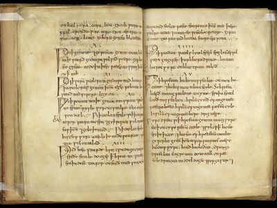 Bald's Leechbook, a tenth-century medical text that contains Anglo-Saxon medical advice and recipes for medicines, salves and treatments