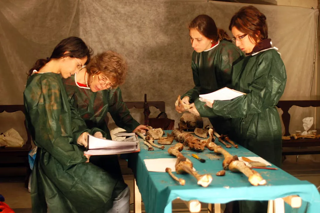 Researchers analyzed the remains of Giovanni and Francesco I de' Medici.