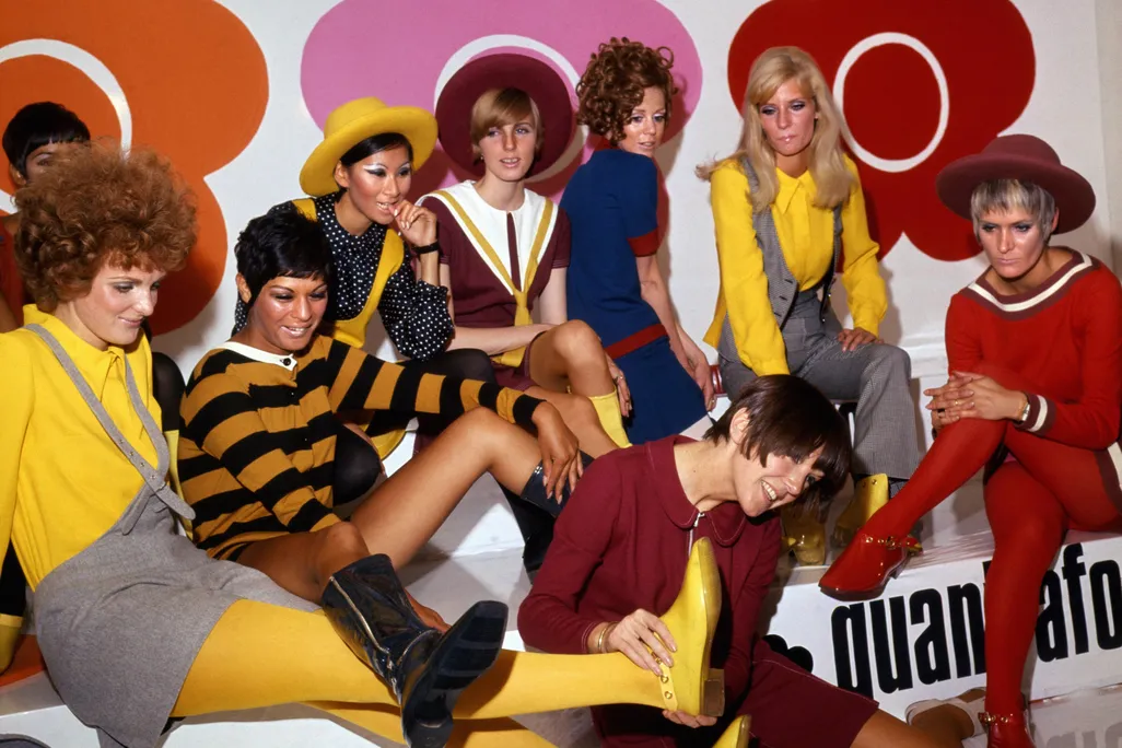 Mary Quant and models at the Quant Afoot footwear collection launch, 1967 © PA Prints 2008.jpg