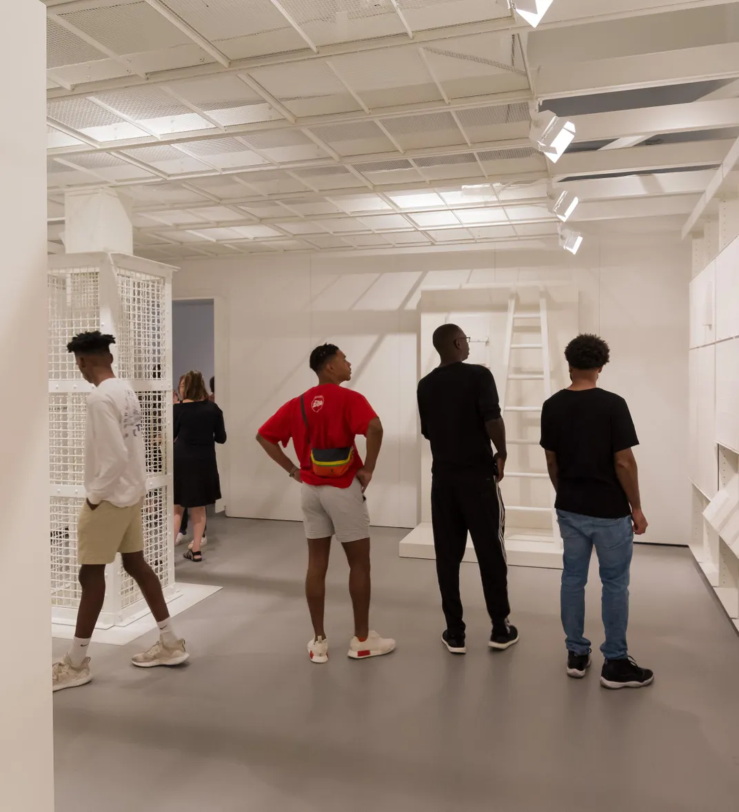 Visitors in The Evidence Room