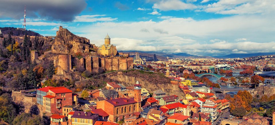 Panorama of the Old Town of Tbilisi, Georgia 